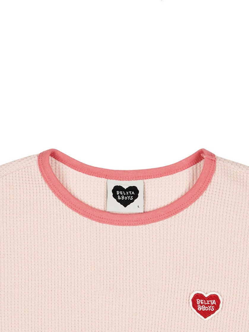 [SET] Pink BB Heart Waffle One Mile