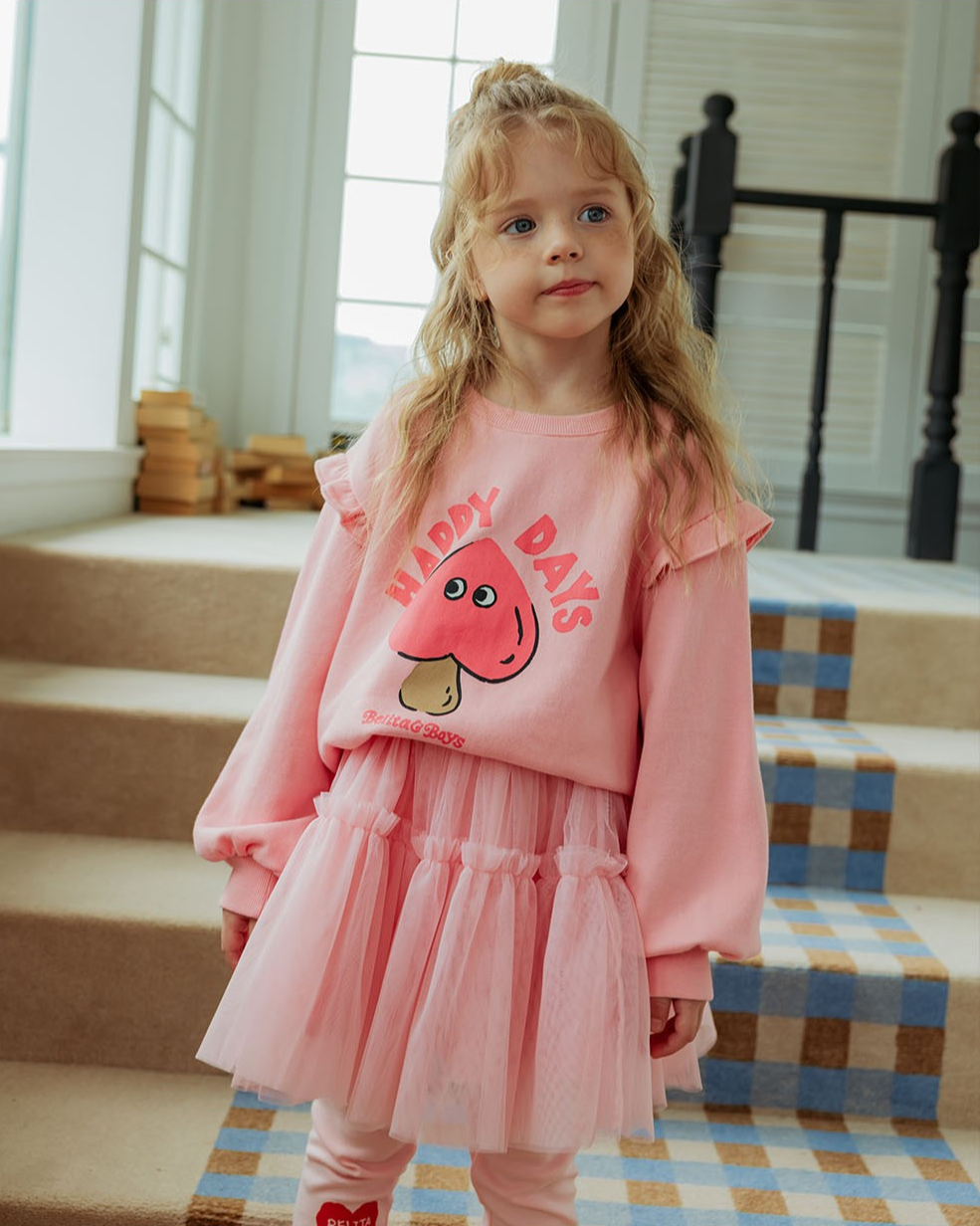 GIRL Pink Layered Tulle Skirt