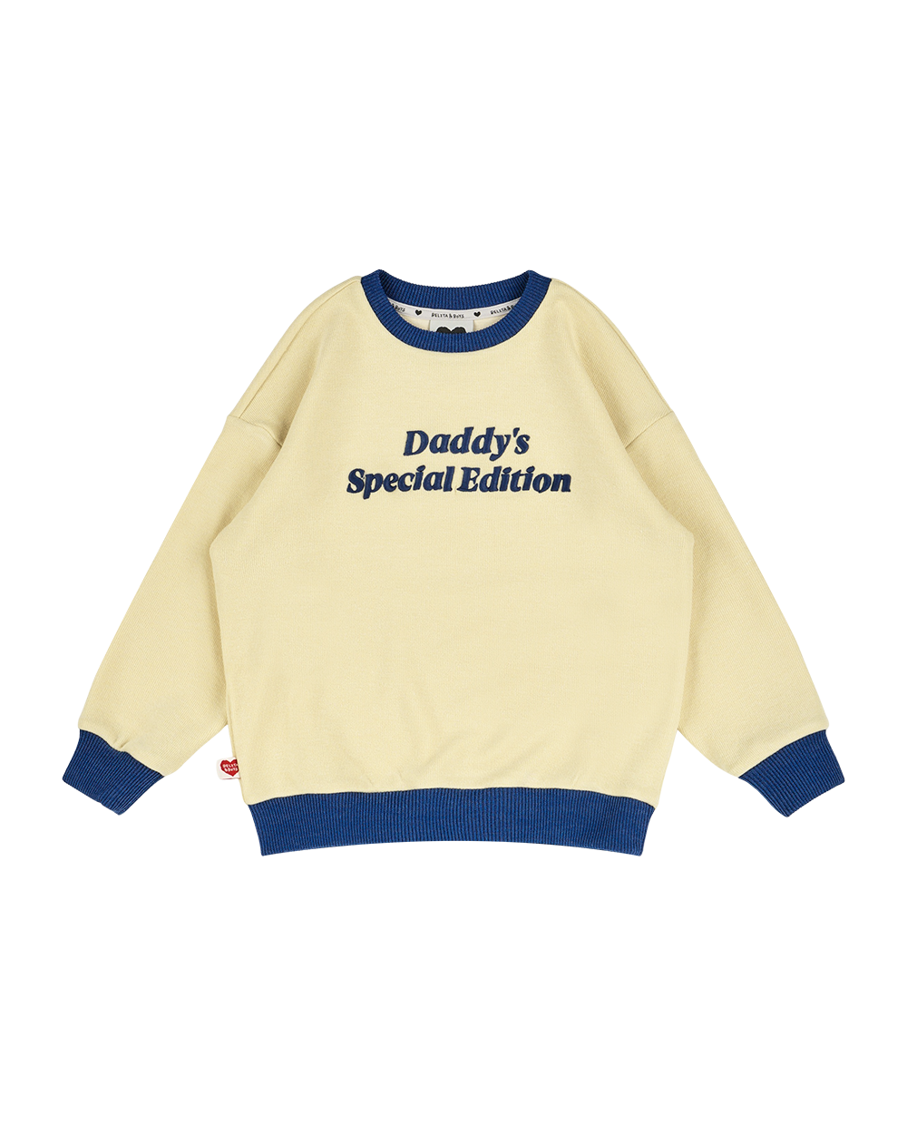 Yellow Daddy Color Block Knit Sweater