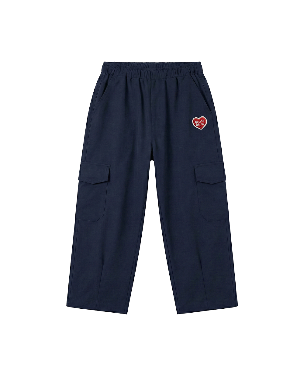 Navy BB Heart Fatigue Cargo Pants