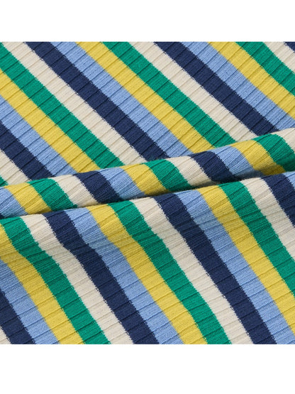 [BABY SET] Blue Colorful Stripe Short One Mile