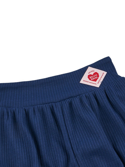 [BABY SET] Blue Colorful Stripe Short One Mile