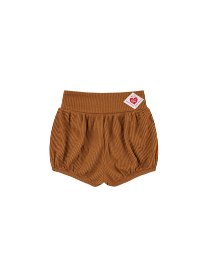 [BABY SET] Brown Colorful Stripe Short One Mile