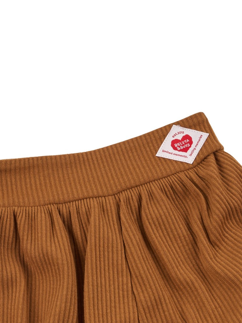 [BABY SET] Brown Colorful Stripe Short One Mile