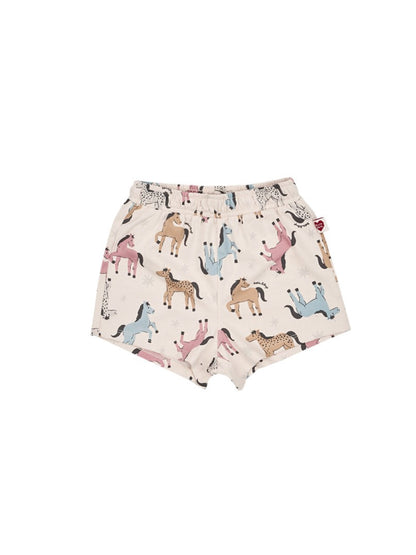 [BABY SET] Light Pink Horse Point Pattern Shorts