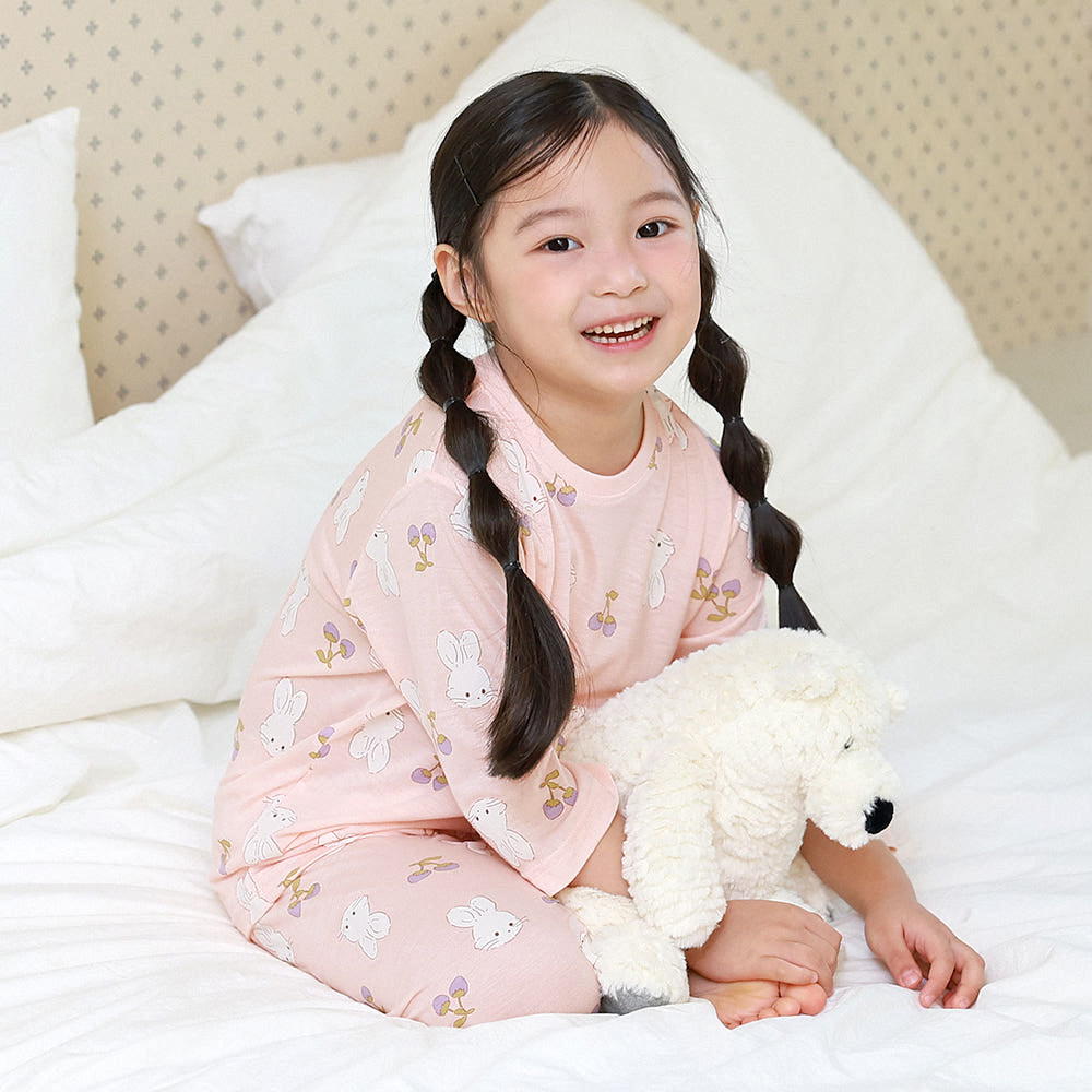 Berry Moon Modal Set 베리문 모달편면 7부 상하세트