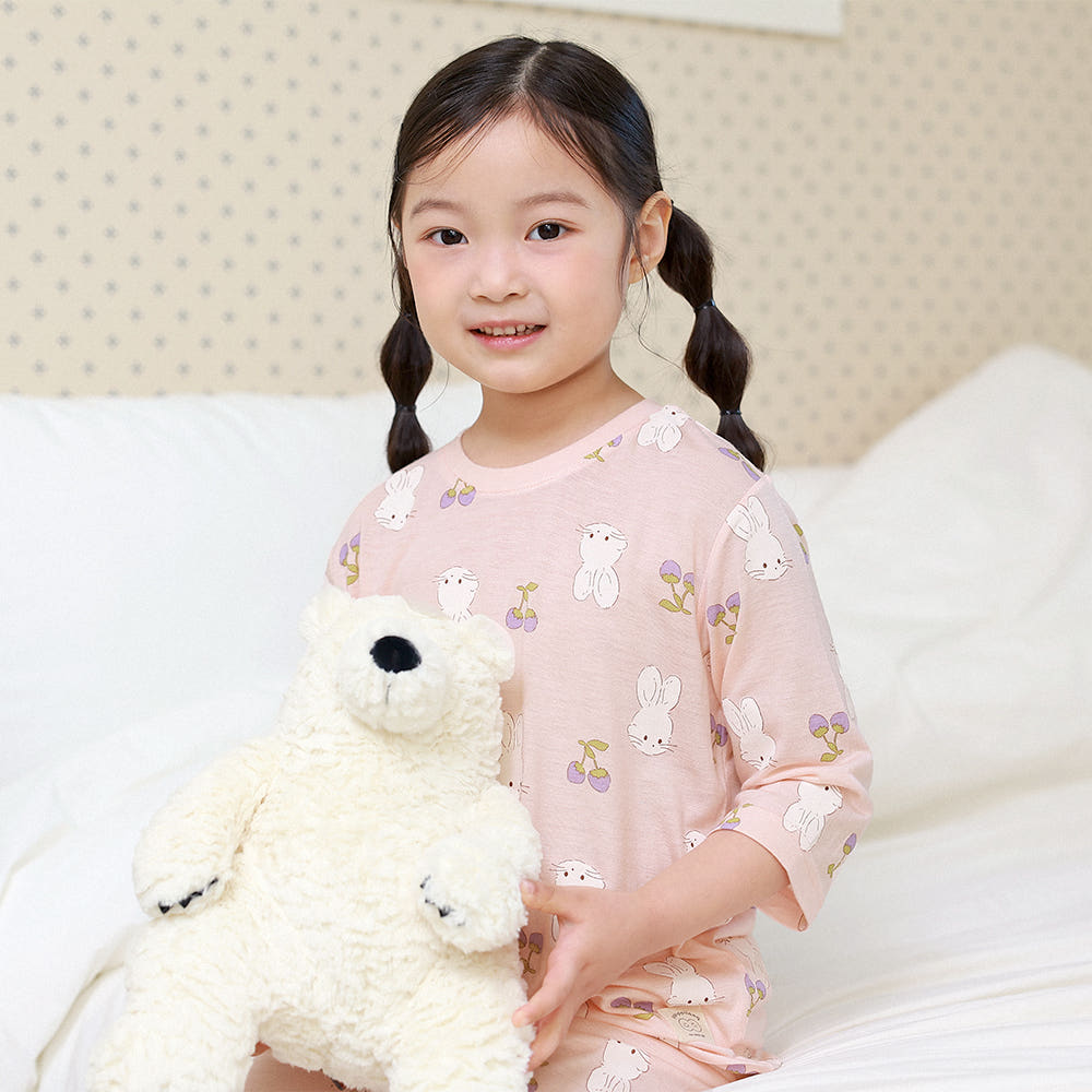 Berry Moon Modal Set 베리문 모달편면 7부 상하세트