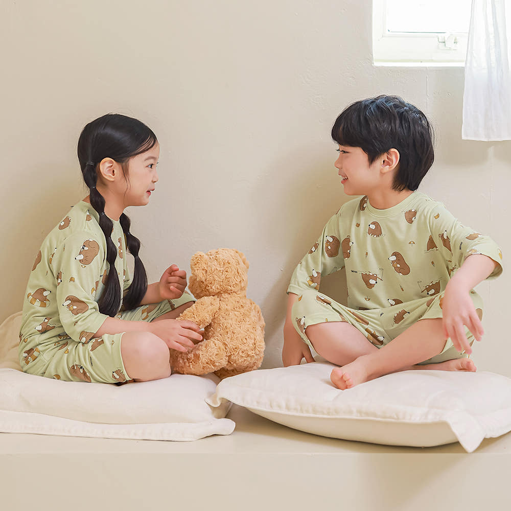 Little Digger Rayon Set 리틀디거 레이온편면 7부 상하세트