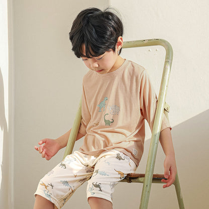 Loose World Rayon Set 루스월드 레이온편면 7부 상하세트