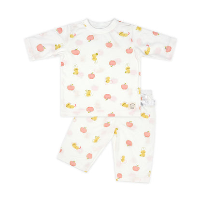 Apple Cat Rayon Set 애플캣 레이온편면 7부 상하세트