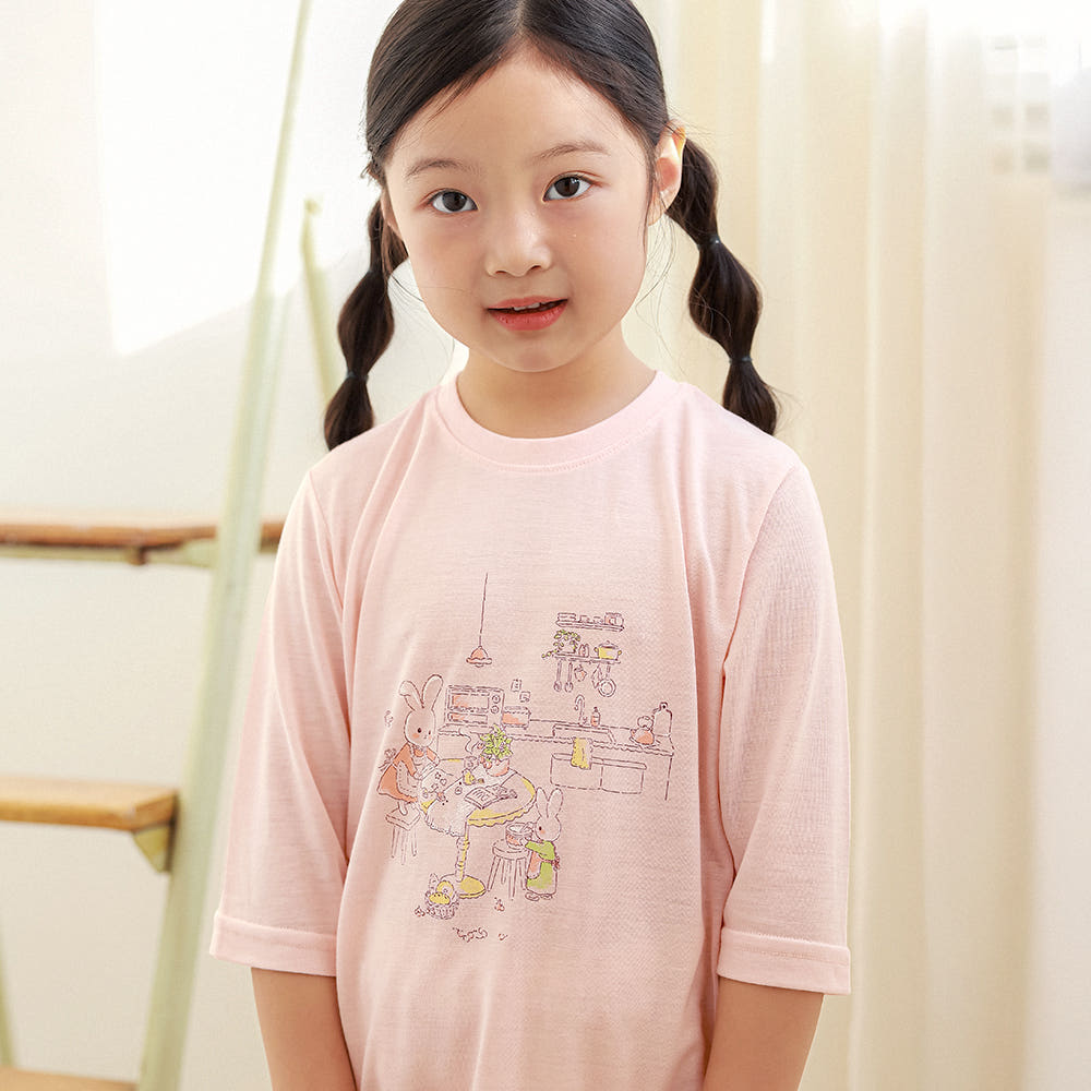 Sweetie Bunny Rayon Set 스위티바니 레이온편면 7부 상하세트