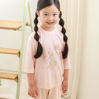 Sweetie Bunny Rayon Set 스위티바니 레이온편면 7부 상하세트
