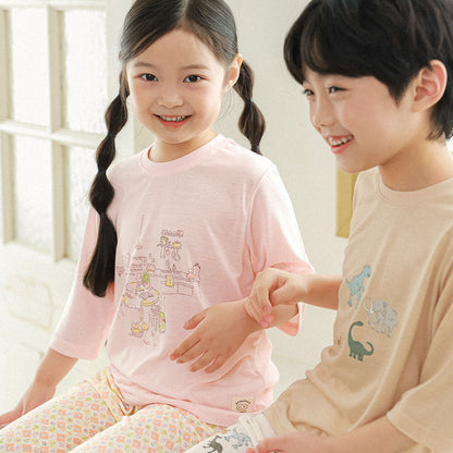 Sweetie Bunny Rayon Set 스위티바니 레이온편면 7부 상하세트