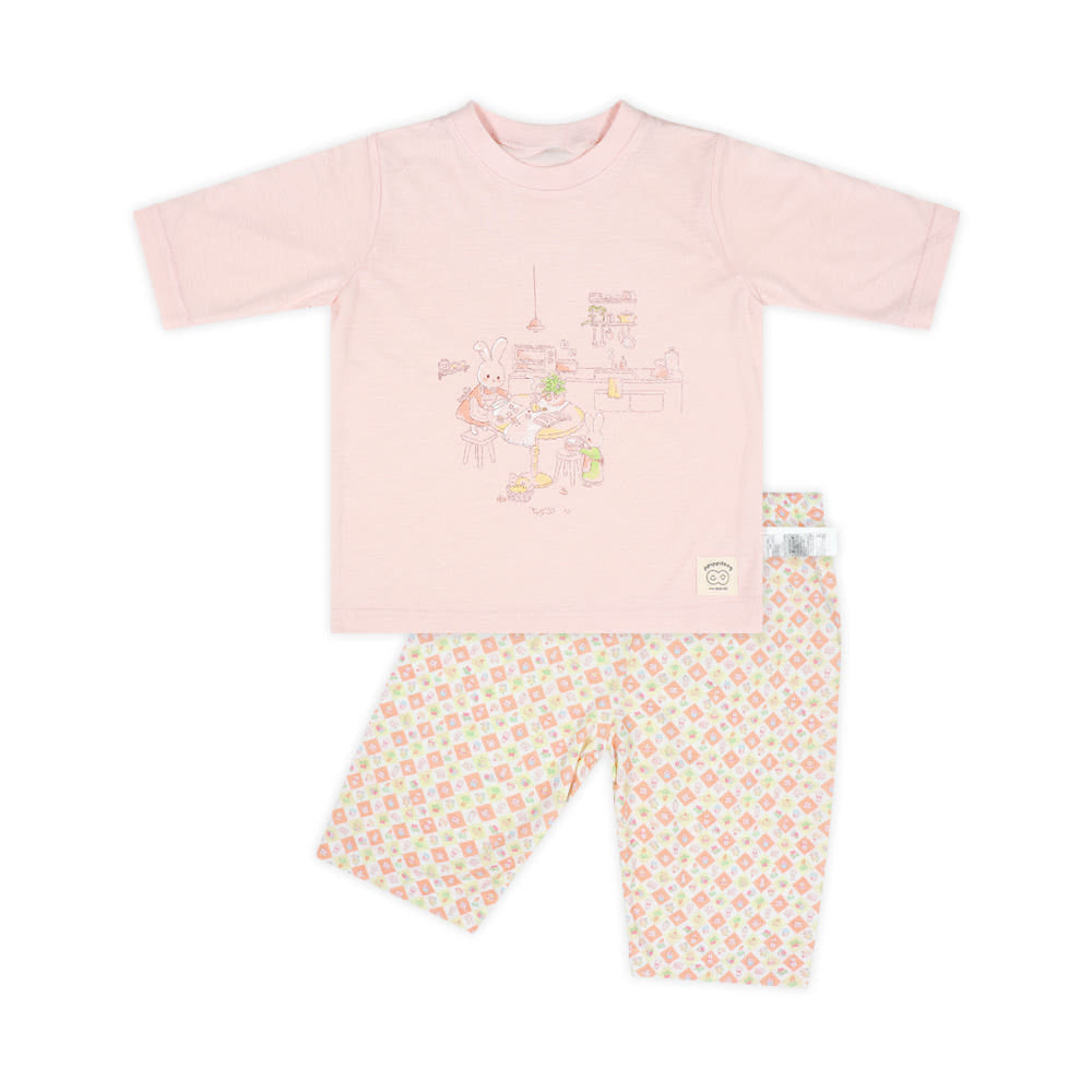 Sweetie Bunny Rayon Set 스위티바니 레이온편면 7부 상하세트