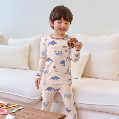 쿠키디노 텐셀 모달 스판 9부 상하세트 Cookie Dino Tencel Modal Set