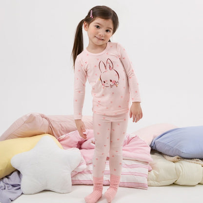 벚꽃바니 텐셀 모달 스판 9부 상하세트 Pink Bunny Tencel Modal Set