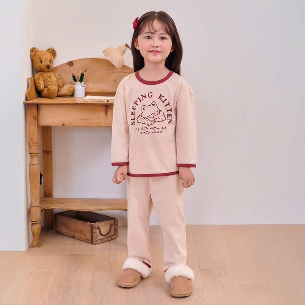 슬리핑키키 코튼 9부 상하 세트 Sleeping Kiki Cotton Set