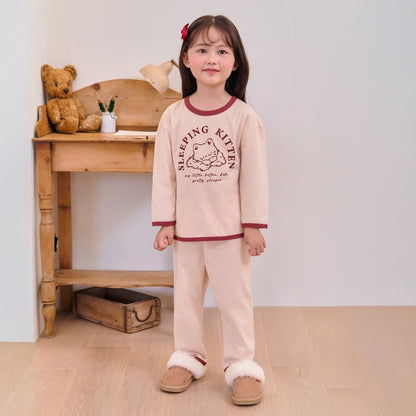 슬리핑키키 코튼 9부 상하 세트 Sleeping Kiki Cotton Set