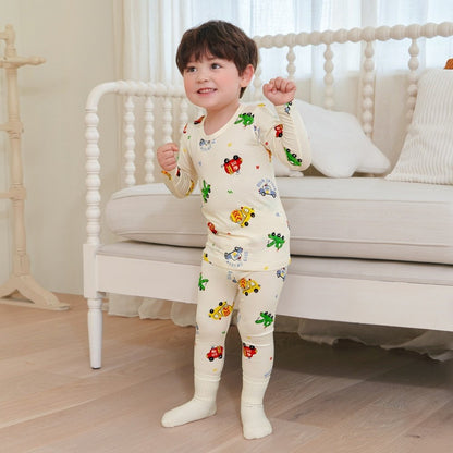 크레용카 텐셀 모달 스판 9부 상하세트 Crayon Car Tencel Modal Set