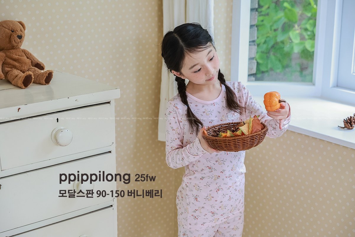 버니베리 모달스판 9부 상하세트 Bunny Berry Modal Set