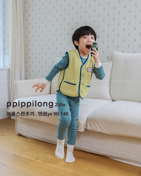 앤썸YE 와플 반조끼 YE Waffle Knit Vest