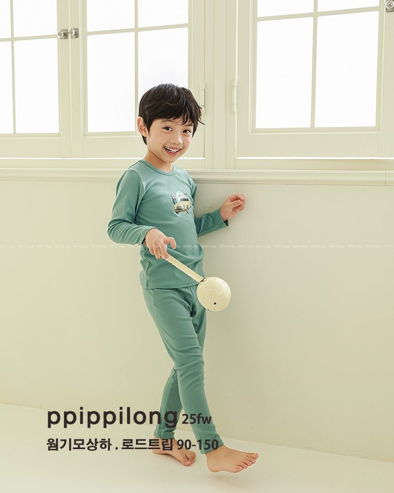 로드트립 웜기모 9부 상하세트 Road Trip Warm Fleece Set