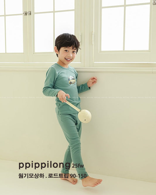 로드트립 웜기모 9부 상하세트 Road Trip Warm Fleece Set