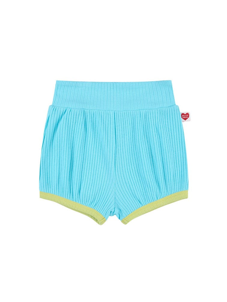 [BABY SET] Light Green BB Heart Two-Tone Sleeveless One Mile