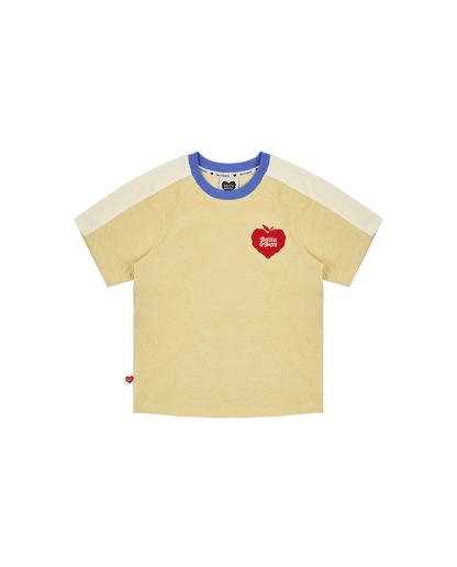 Yellow Bubble Apple Terry Mid Sleeve