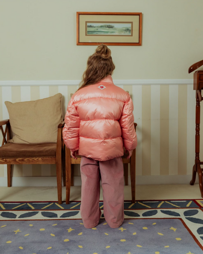 Pink BB Heart Basic Puffer Jumper