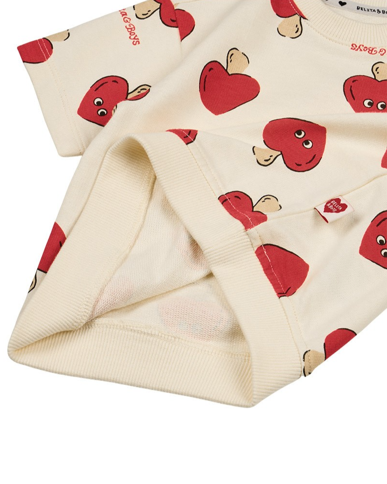[BABY SET] Red Mushroom Pattern Jogger
