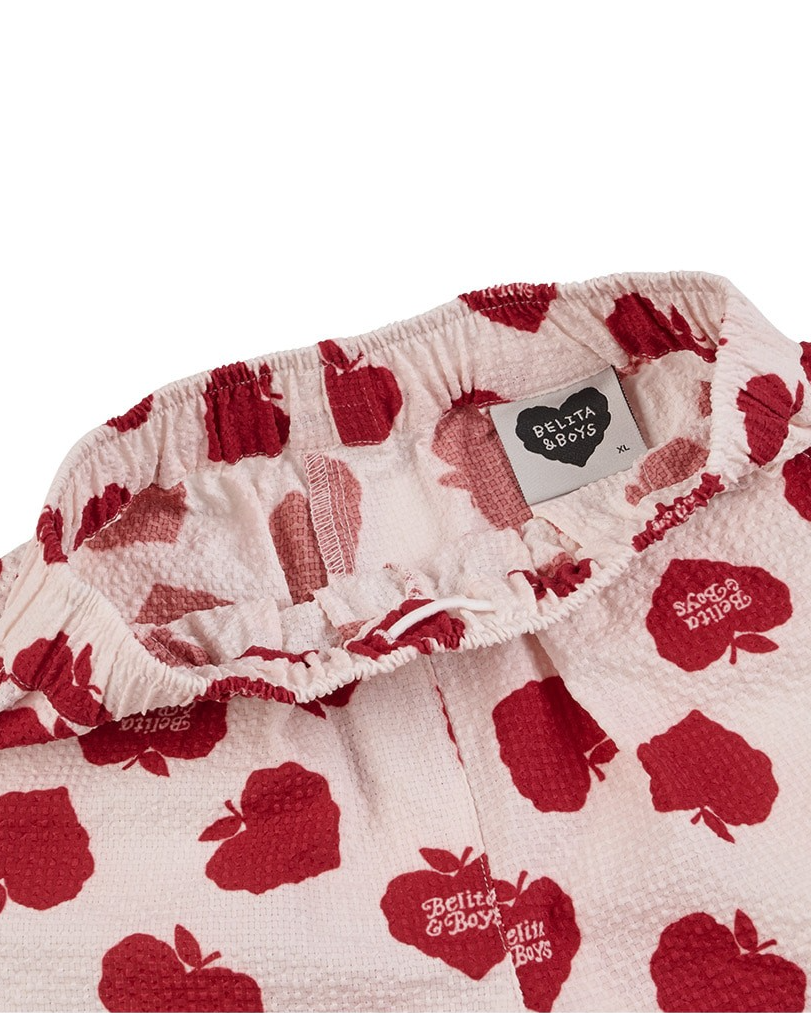 [SET] Red Bubble Apple Polysucker Shirt & Shorts