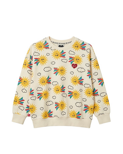 [SET] Cream Sun Pattern Jogger