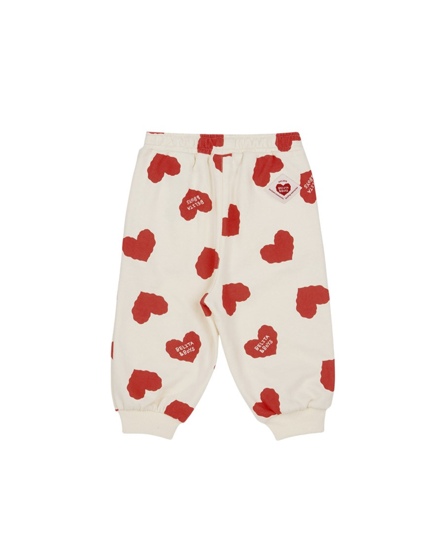 [BABY SET] Red BB Heart Pattern Jogger