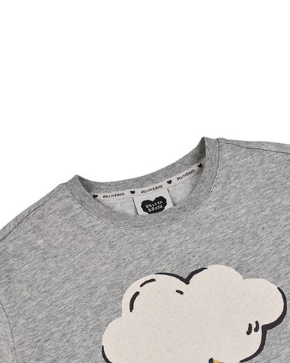 Grey Cloud Lightning Short Sleeve Tee