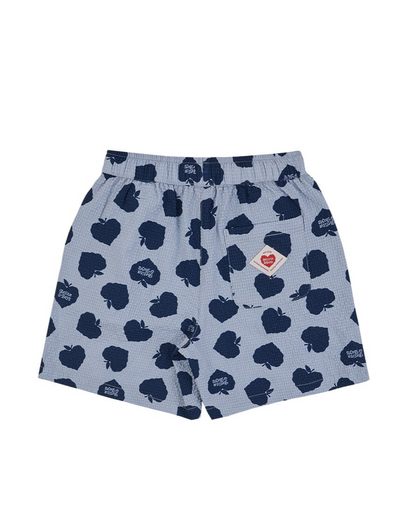 [SET] Navy Bubble Apple Polysucker Shirt & Shorts