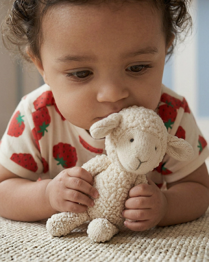 BABY Red Berry Pattern Short Jumpsuit