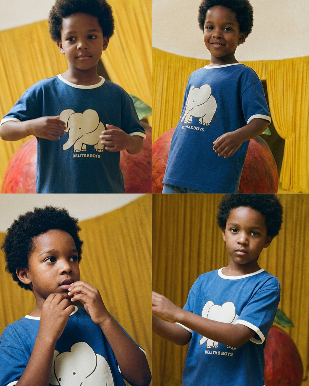 Blue Elephant Short Sleeve