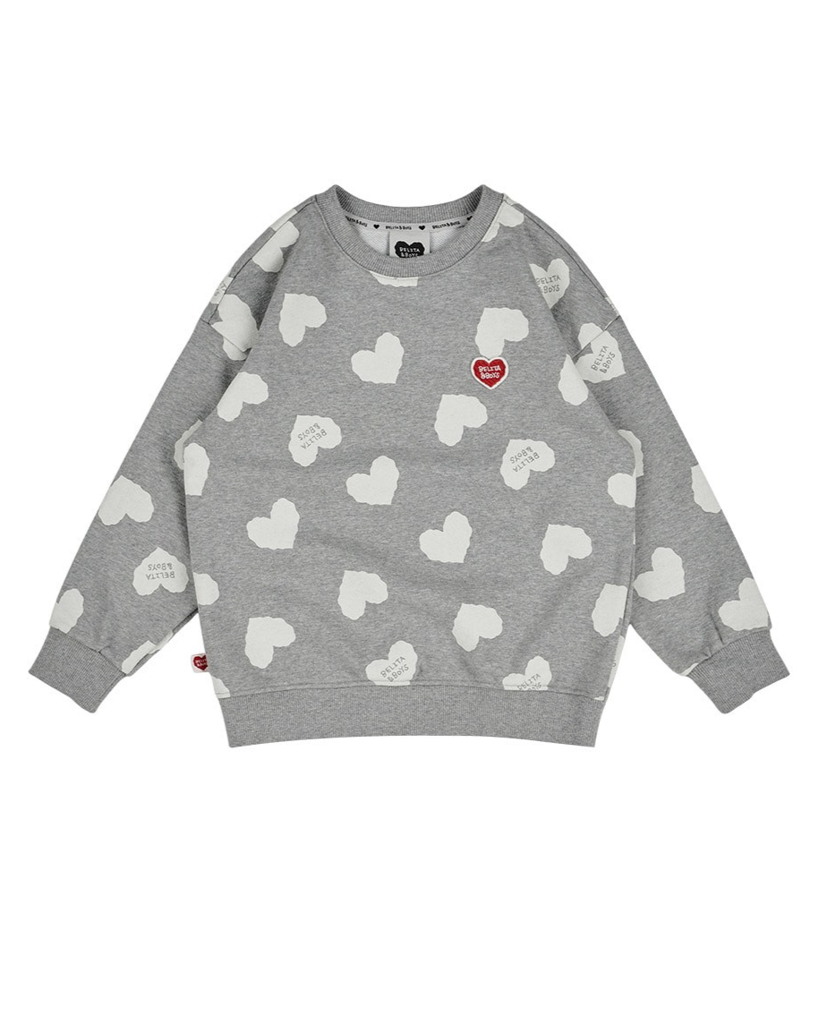 [SET] Grey BB Heart Pattern Jogger