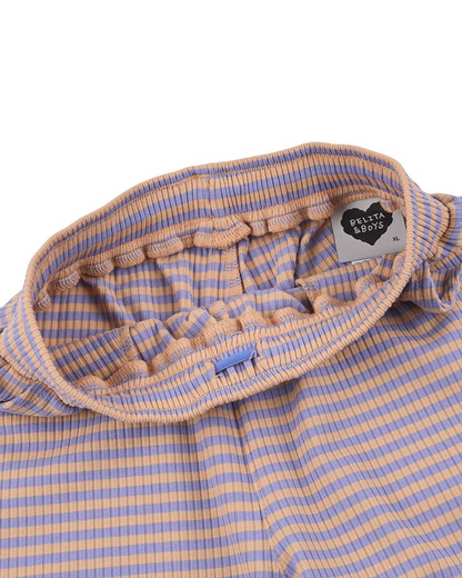 [SET] Violet BB Heart Stripe Sleeveless Shorts