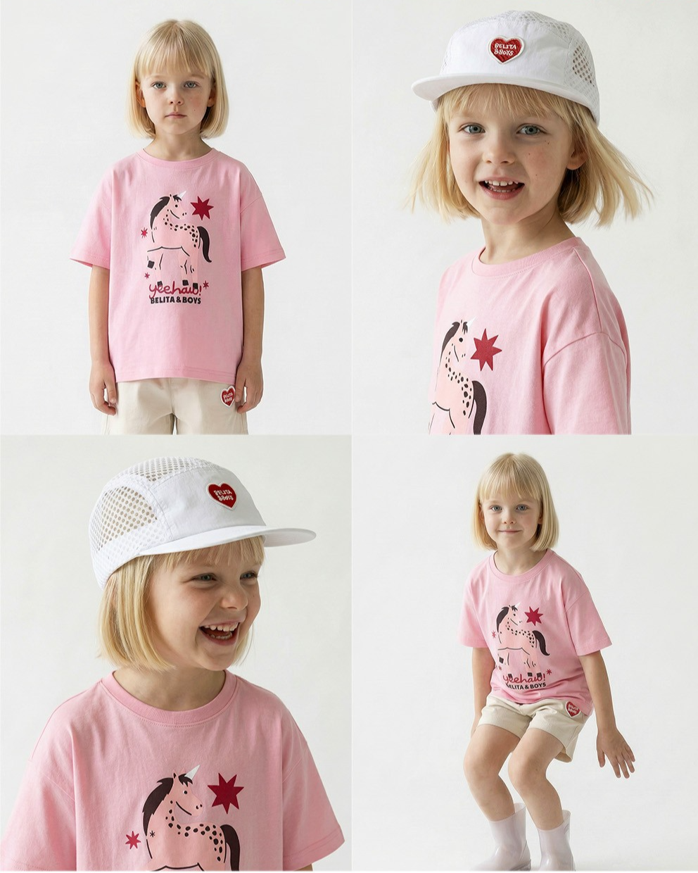 Pink Horse Graphic Short Sleeve Tee