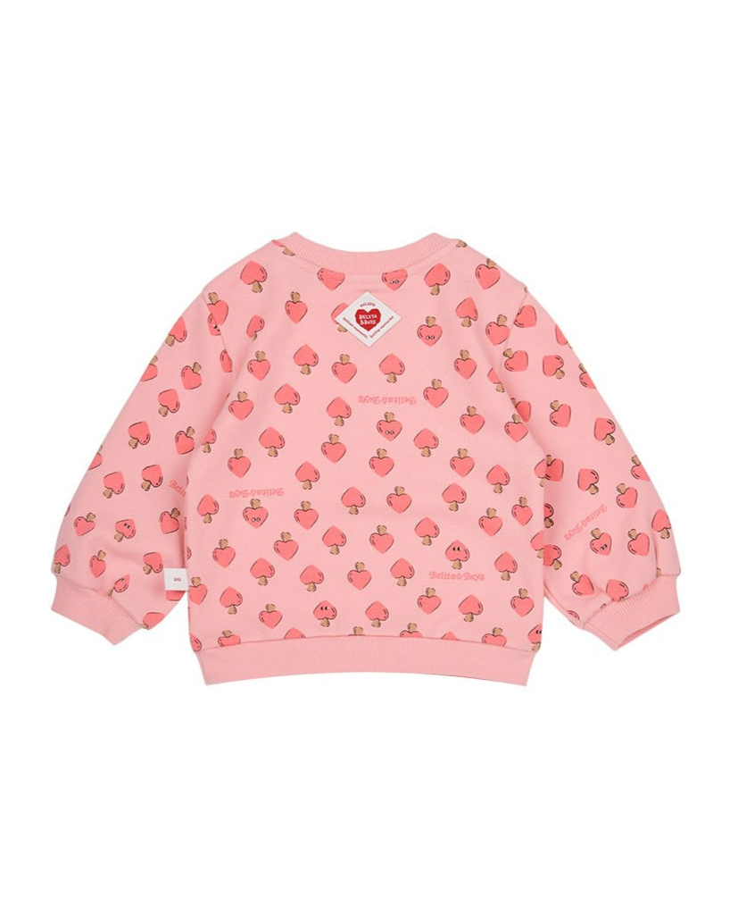 [BABY SET] Pink Mushroom Pattern Frill Jogger