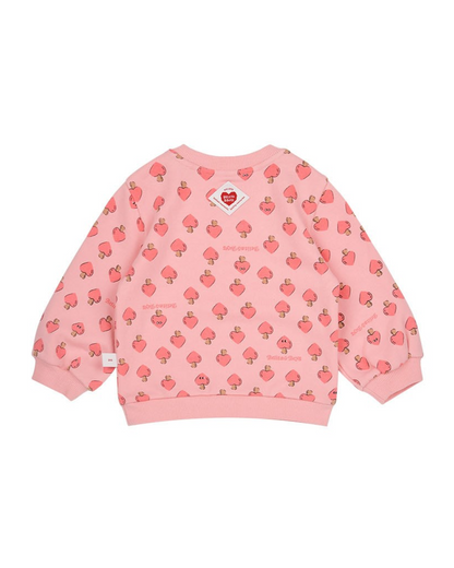 [BABY SET] Pink Mushroom Pattern Frill Jogger