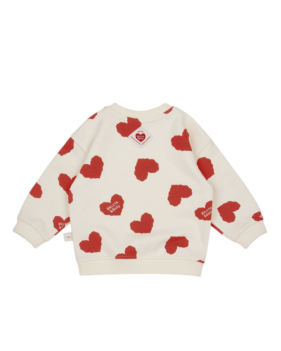 [BABY SET] Red BB Heart Pattern Jogger