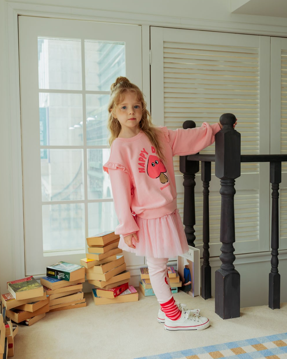 GIRL Pink Layered Tulle Skirt