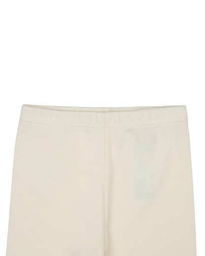 BABY Cream Double Heart Leggings
