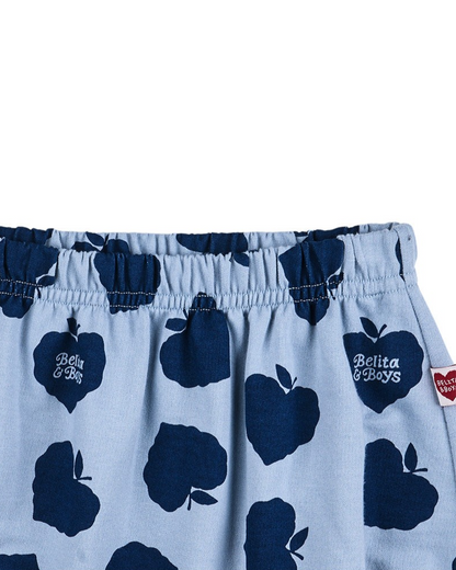 [BABY SET] Navy Bubble Apple Pattern Shorts