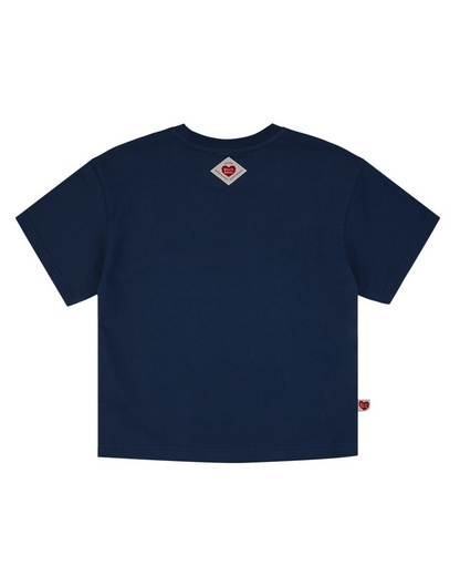 Navy Cowboy Short Sleeve Tee