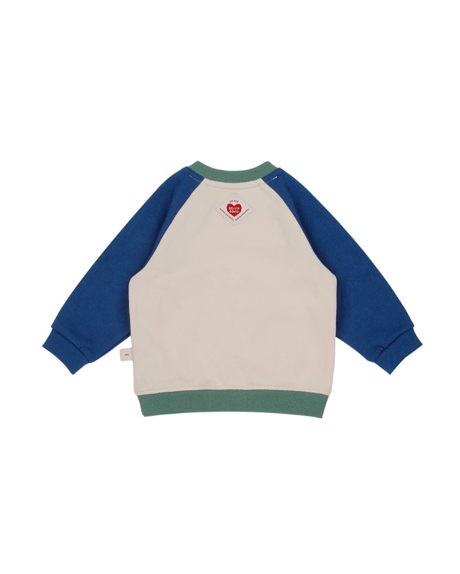[BABY SET] Blue Bus Color Block Jogger