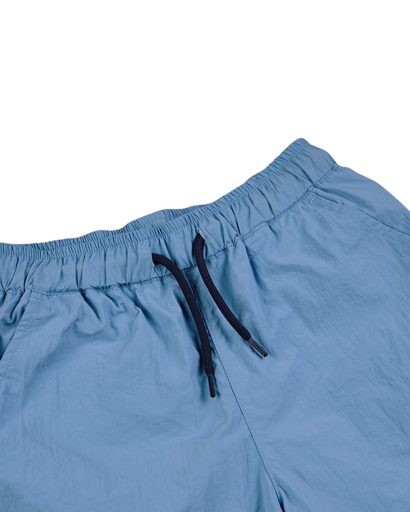 Blue BB Heart Edge Color Block Shorts